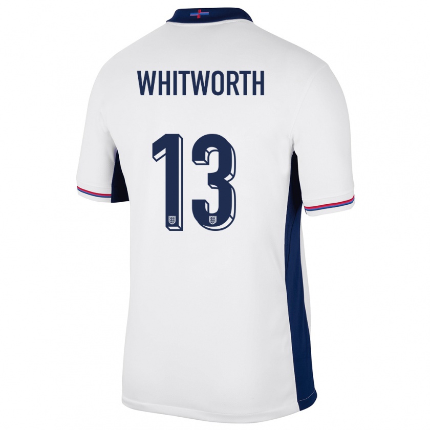 Kandiny Παιδικά Αγγλία Joseph Whitworth #13 Άσπρο Εντός Φανέλα 24-26 T-Shirt