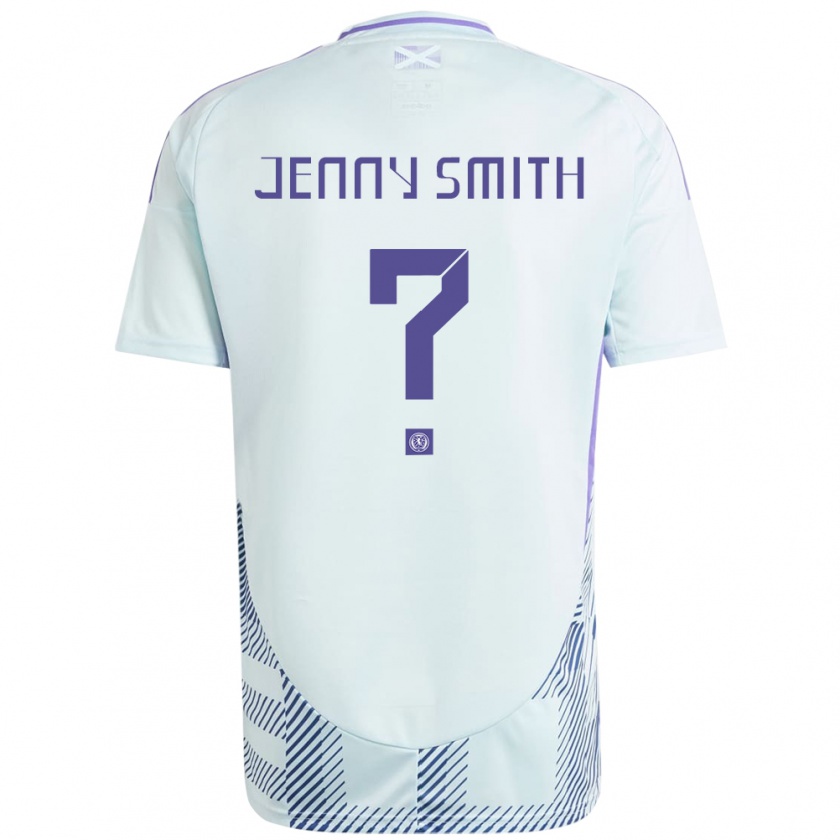 Kandiny Παιδικά Σκωτία Jenny Smith #0 Ανοιχτό Μέντα Μπλε Εκτός Φανέλα 24-26 T-Shirt