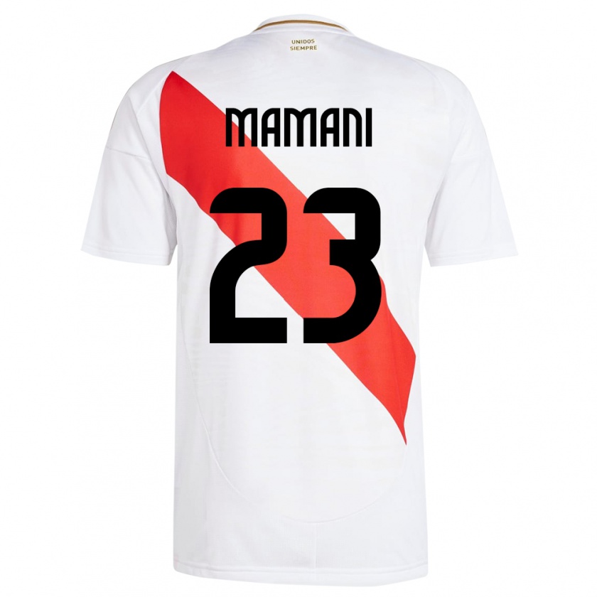 Kandiny Ανδρικά Περού Julia Mamani #23 Άσπρο Εντός Φανέλα 24-26 T-Shirt