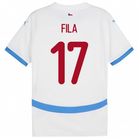 Kandiny Παιδικά Τσεχία Lukas Fila #17 Άσπρο Εκτός Φανέλα 24-26 T-Shirt