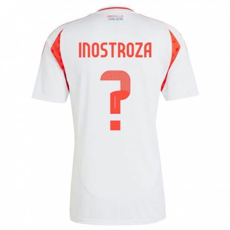 Kandiny Γυναίκα Χιλή Fernando Inostroza #0 Άσπρο Εκτός Φανέλα 24-26 T-Shirt